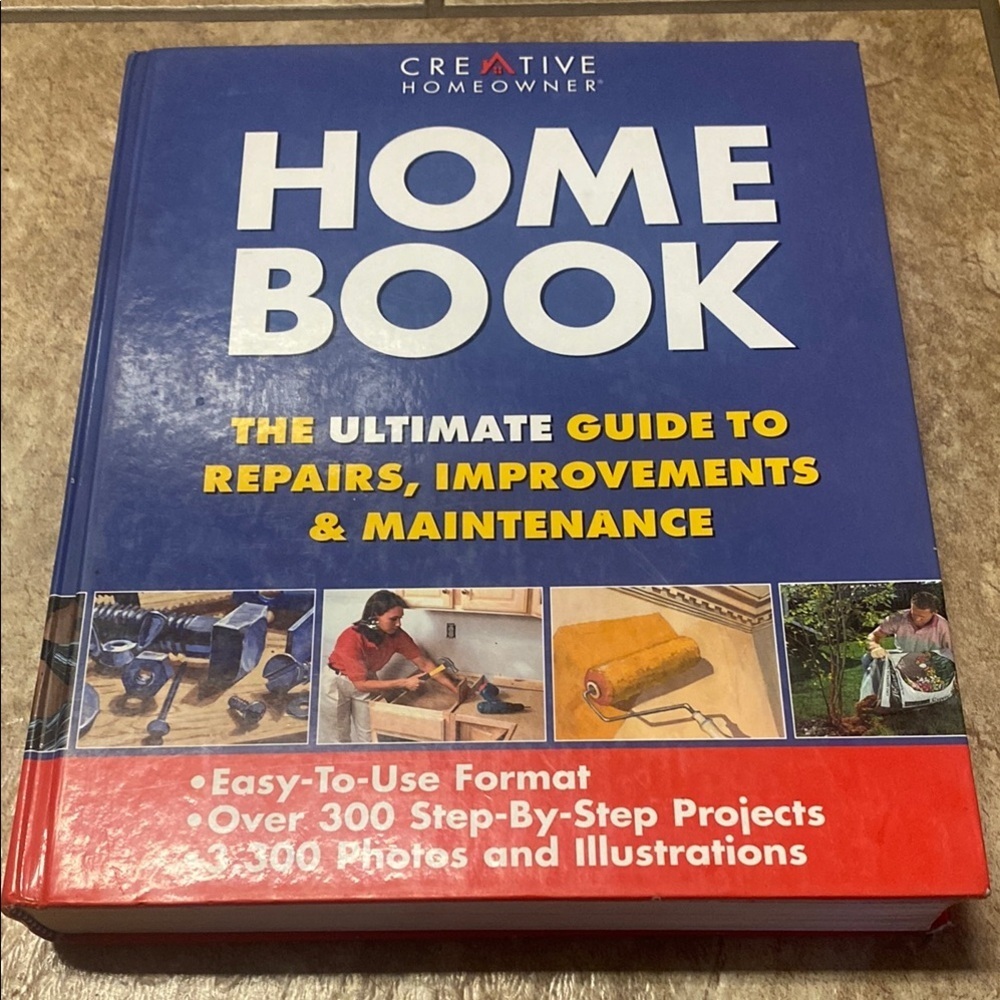 Creative Homeowner Home Book DIY Home Improvement Household